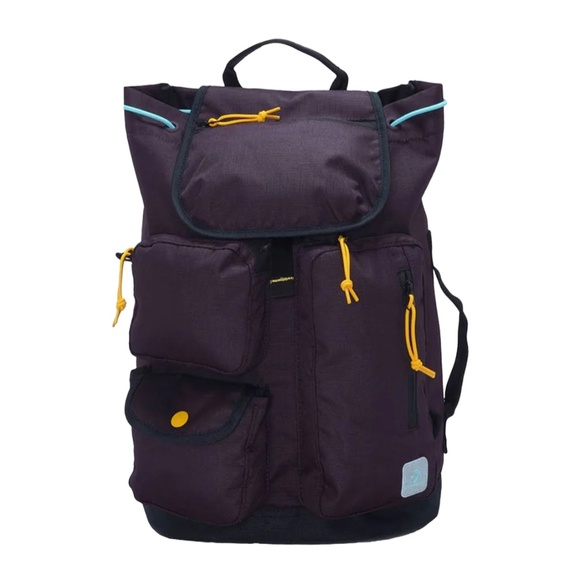 Converse Bags Converse Ripstop Rucksack Black Backpack Mens Bag Laptop Logo Zip 023809a04